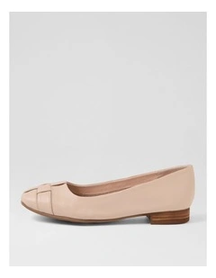 Tylan Stone Leather Flat Shoes