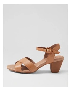 Ingrids Dark Tan Leather Sandals
