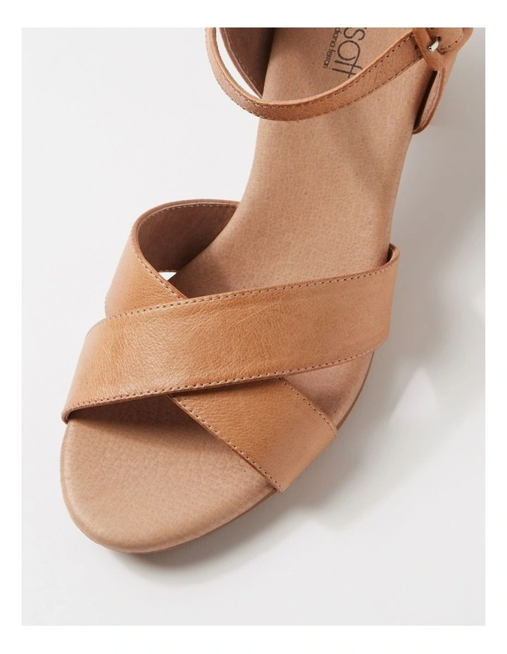 Ingrids Dark Tan Leather Sandals image 4