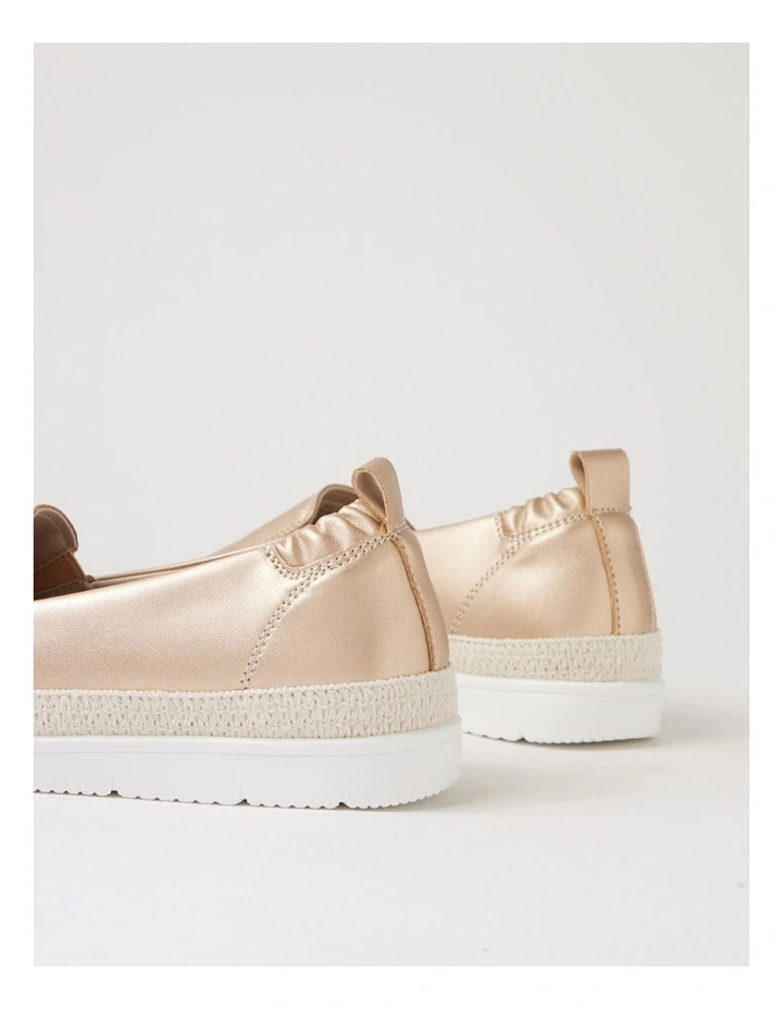 Mollo Champagne Flat Shoes image 5