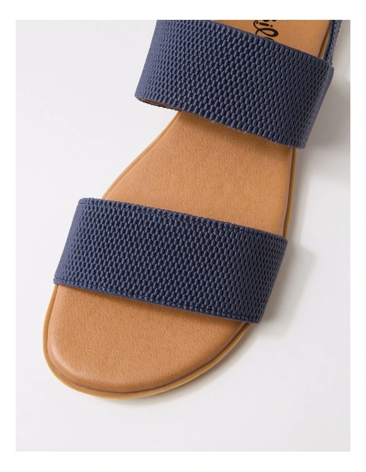 Divide Navy Fabric Sandals image 4