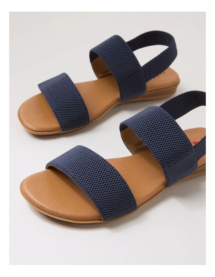 Divide Navy Fabric Sandals image 5