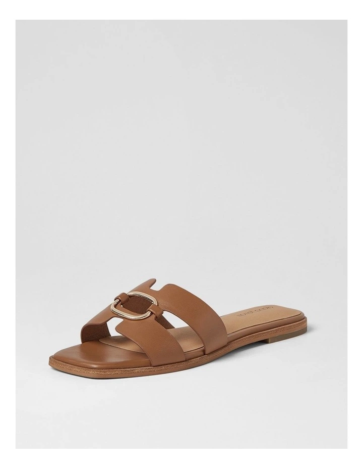 Simle Tan Leather Sandals image 2