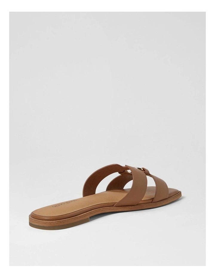 Simle Tan Leather Sandals image 3