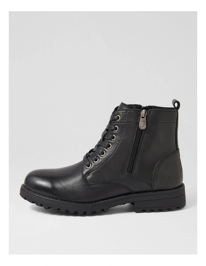 Arjo Black Leather Ankle Boots image 1