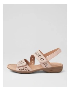 Bluebird Blush Leather Sandals