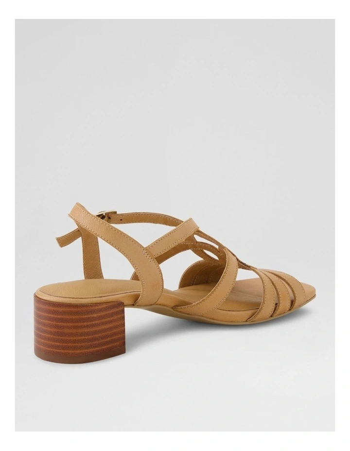 Phoenix D Dark Tan Leather Sandals image 3
