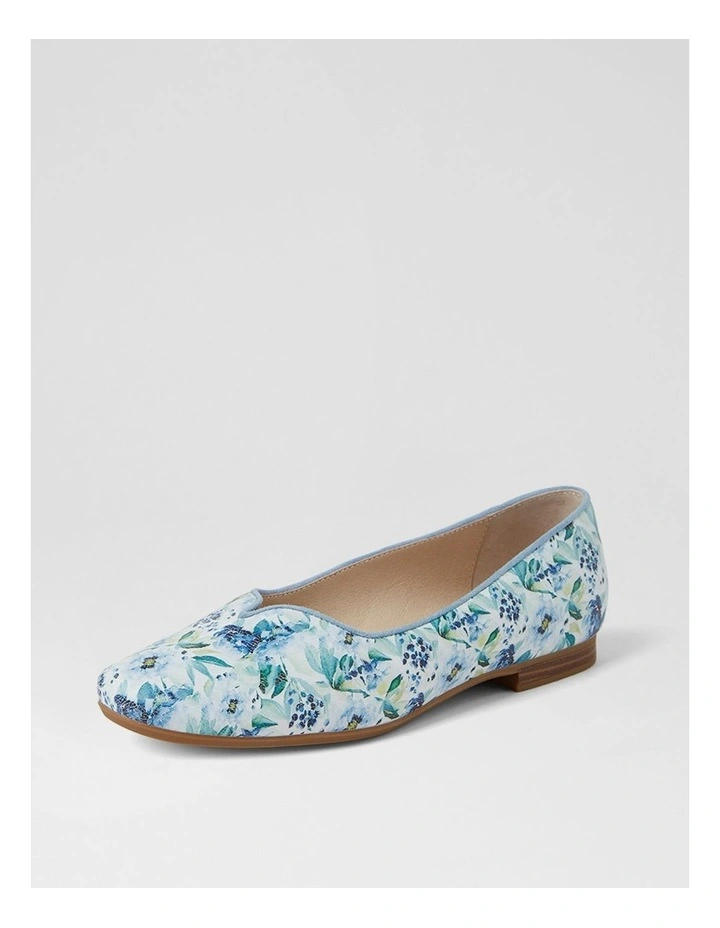 Urso D Blue Melody Leather Ballet Flats image 2