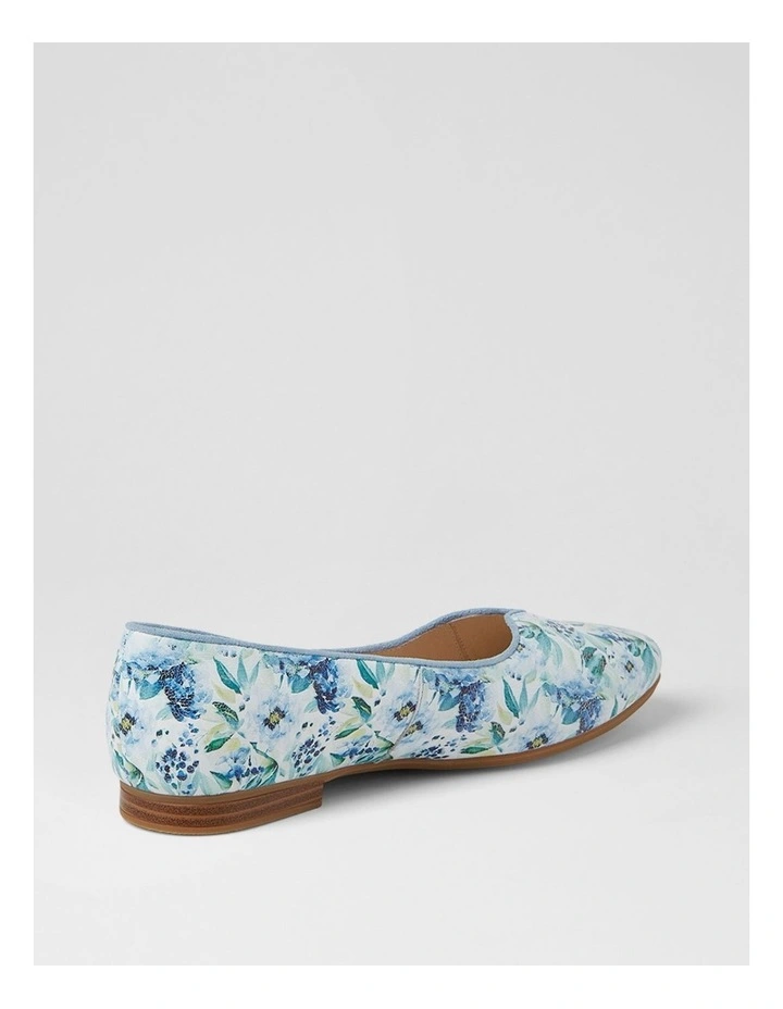 Urso D Blue Melody Leather Ballet Flats image 3