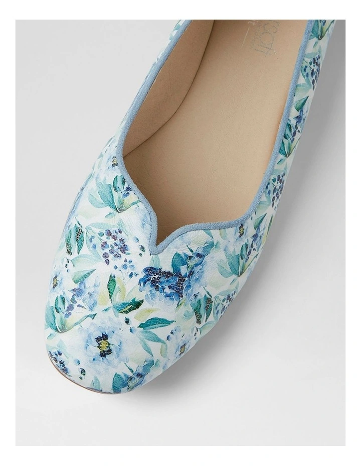 Urso D Blue Melody Leather Ballet Flats image 4
