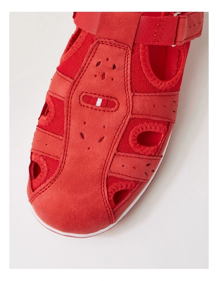 Cotte Red Mix Flat Shoes image 4
