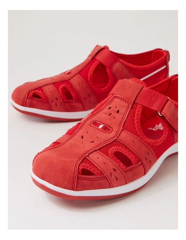 Cotte Red Mix Flat Shoes image 5