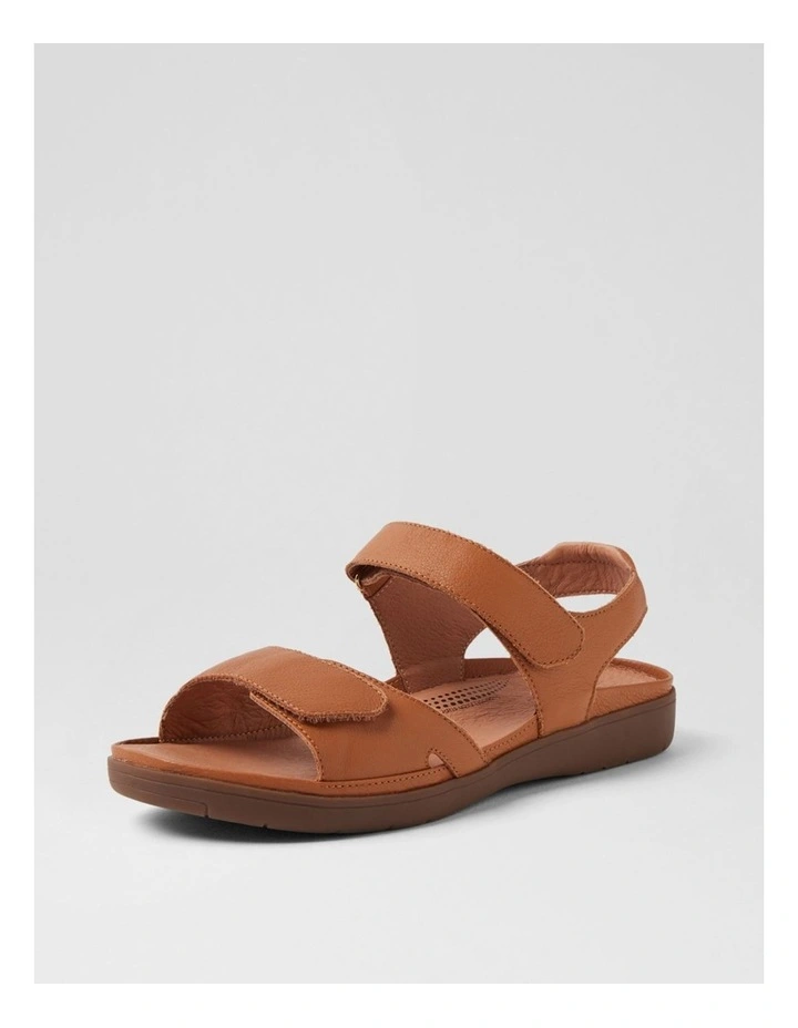 Kendals Dark Tan Gum Leather Sandals image 2