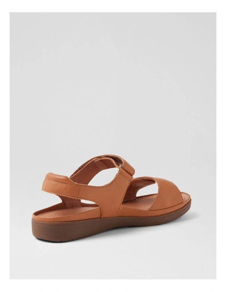 Kendals Dark Tan Gum Leather Sandals image 3