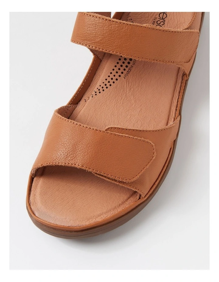 Kendals Dark Tan Gum Leather Sandals image 4