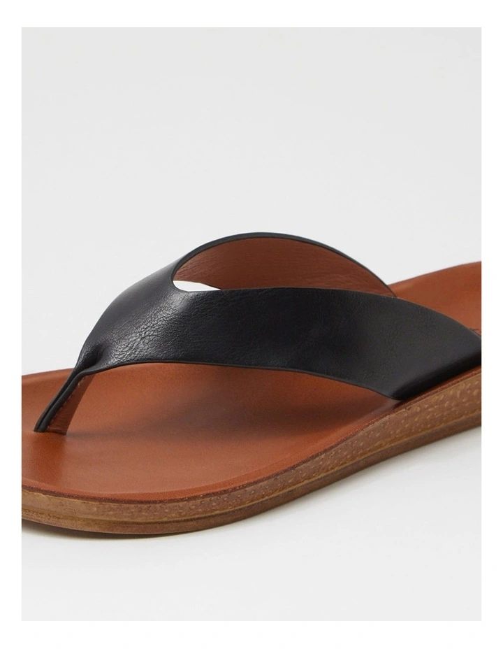 Kistine Black Sandals image 5