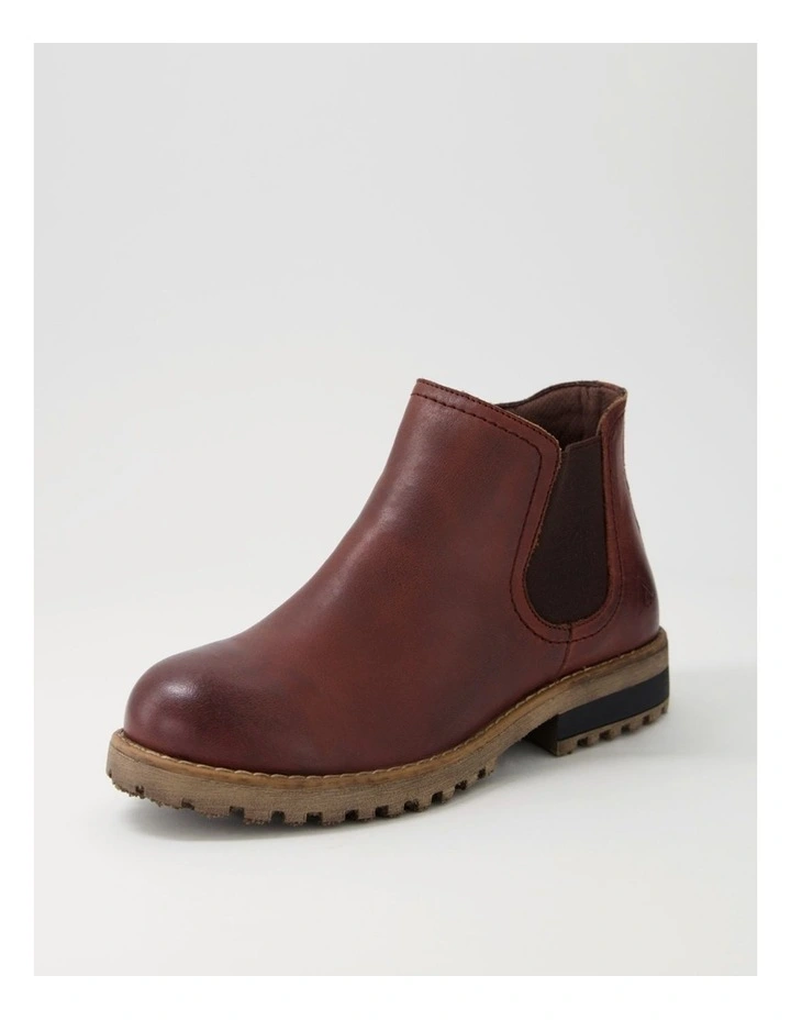 Amo Mid Brown Leather Ankle Boots image 2