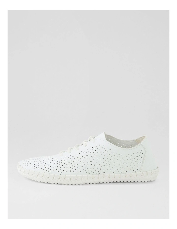 Gollik White Flat Shoes image 1