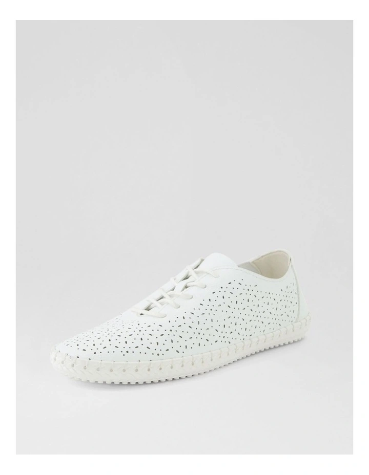 Gollik White Flat Shoes image 2