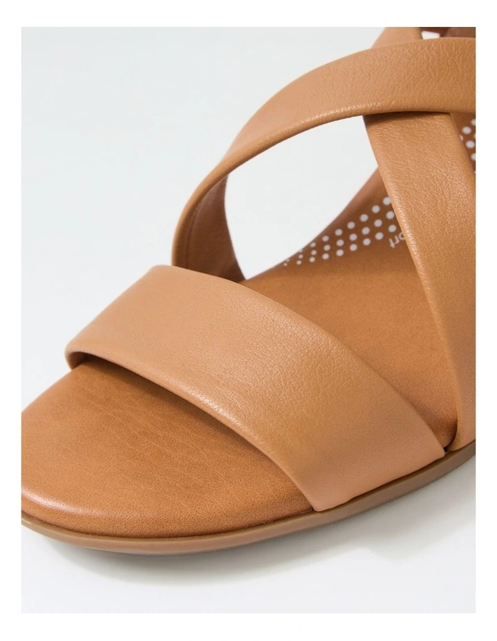Cevie Dark Tan Leather Sandals image 5