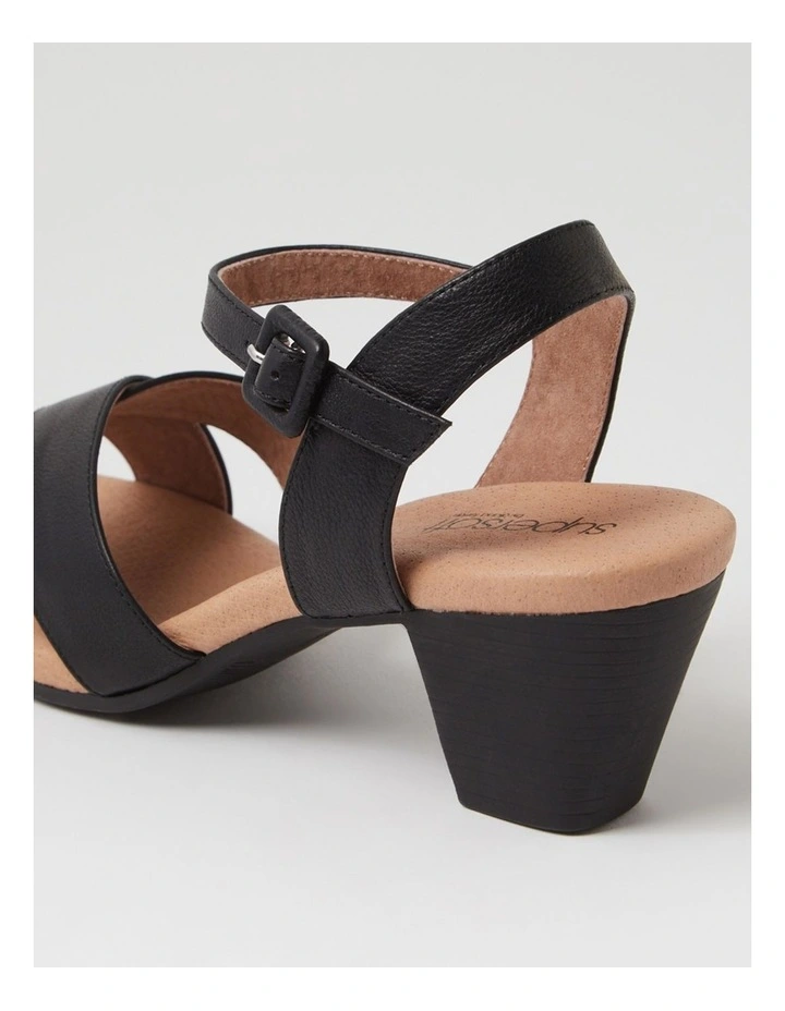 Ingrids Black Leather Sandals image 5