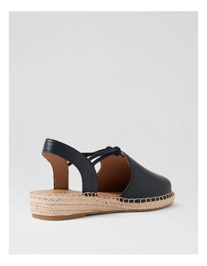Kitti Navy Leather Sandals image 3