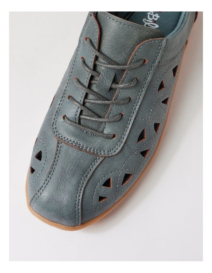 Landini Steel Nubuck Pu Flat Shoes image 4