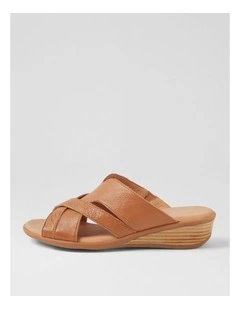 Padro Dark Tan Leather Sandals
