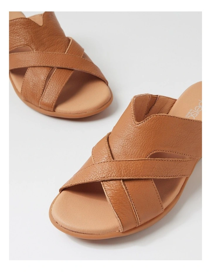 Padro Dark Tan Leather Sandals image 5