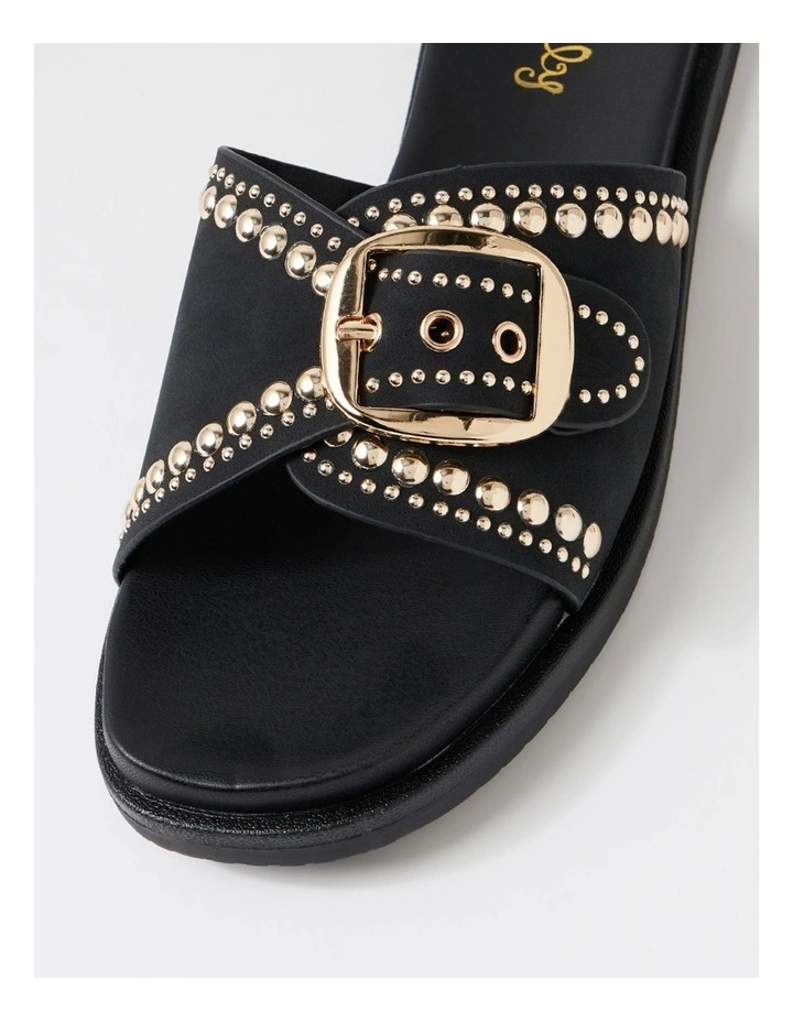 Rockkie Black Sole Sandals image 4