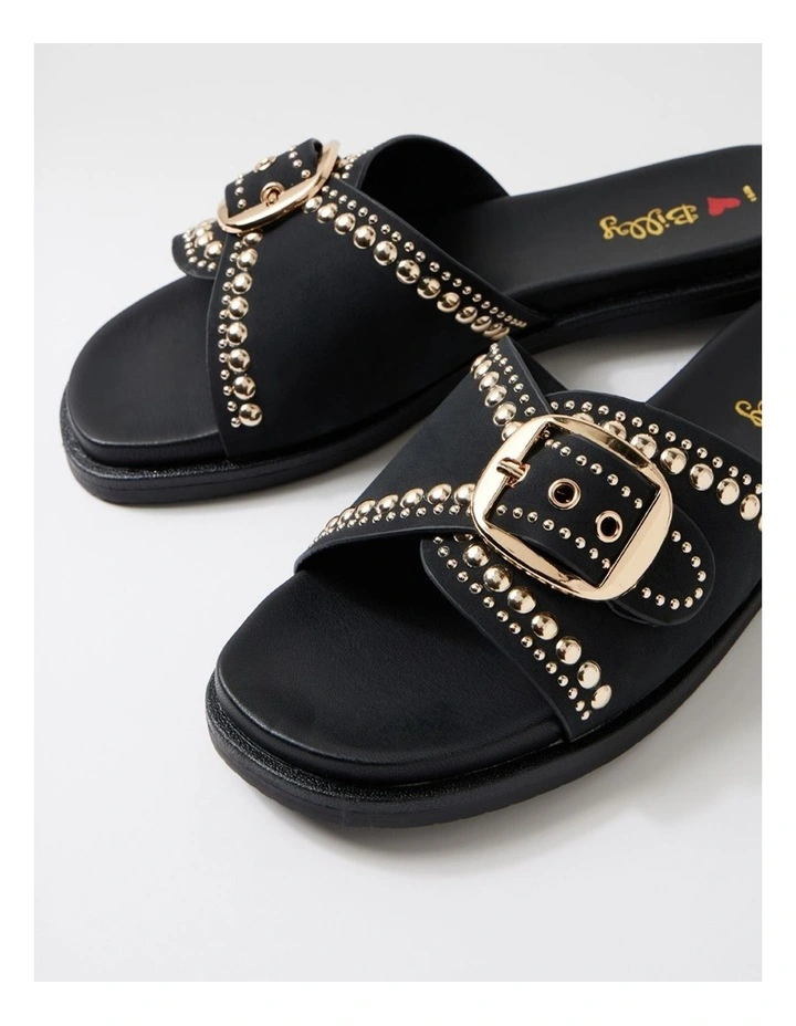 Rockkie Black Sole Sandals image 5
