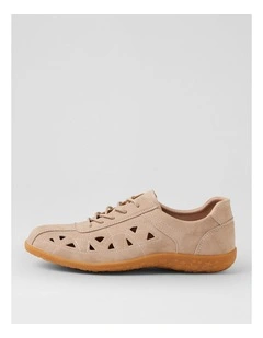Landini Latte Nubuck Pu Flat Shoes