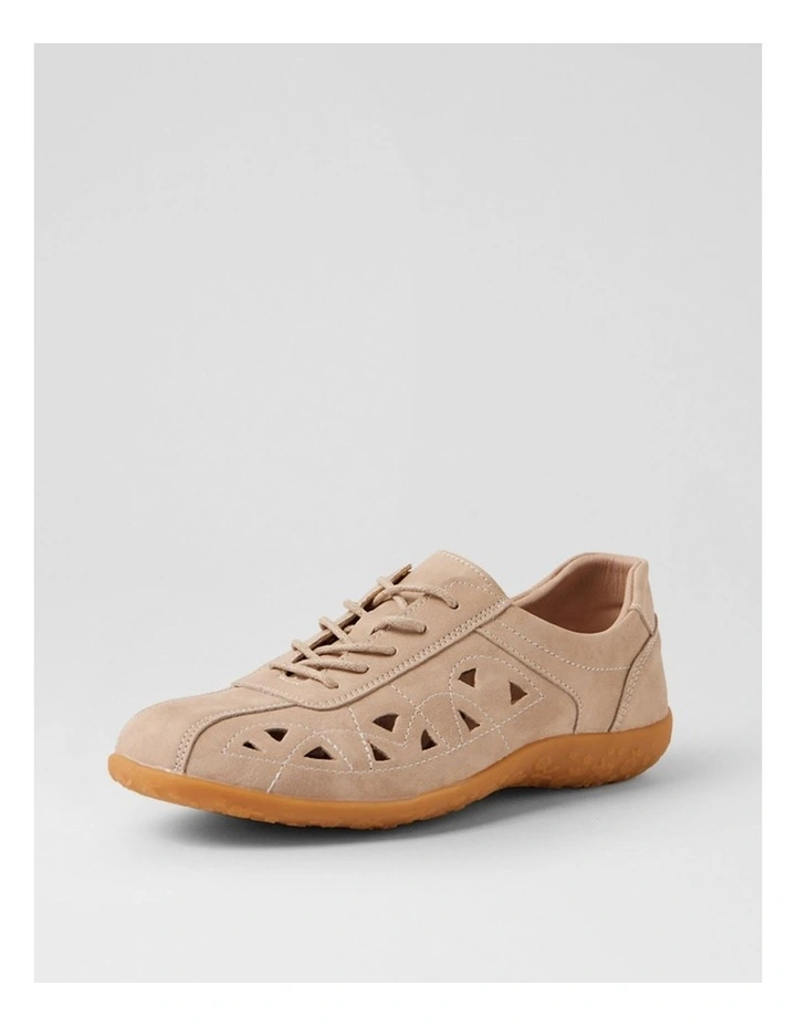 Landini Latte Nubuck Pu Flat Shoes image 2