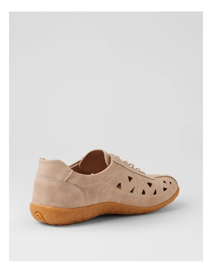 Landini Latte Nubuck Pu Flat Shoes image 3