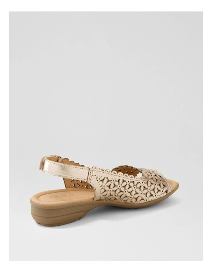 Benisie Rose Gold Gum Leather Sandals image 3