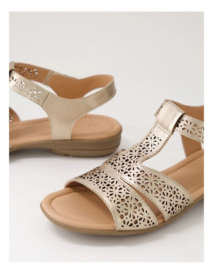 Boom Champagne Gum Leather Sandals image 5
