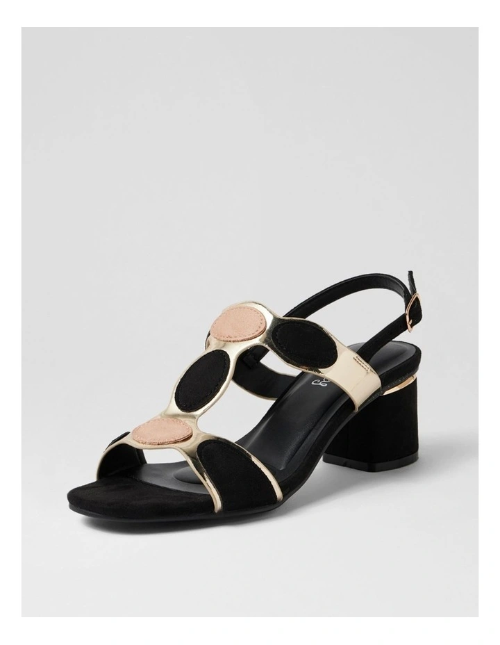 Hayton Black Multi Microsuede Sandals image 2