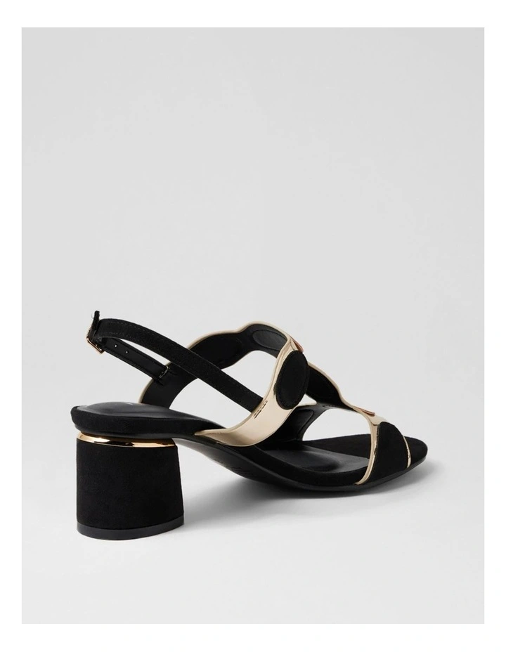 Hayton Black Multi Microsuede Sandals image 3