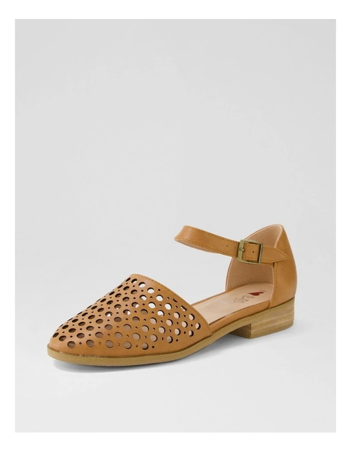 Quotes Tan Flat Shoes image 2