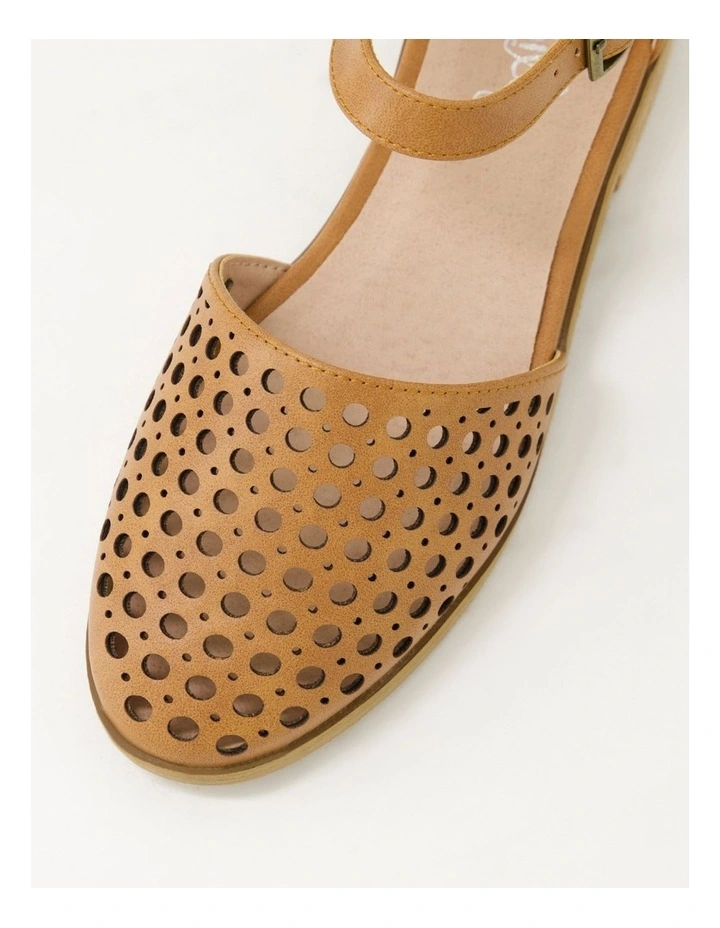Quotes Tan Flat Shoes image 4