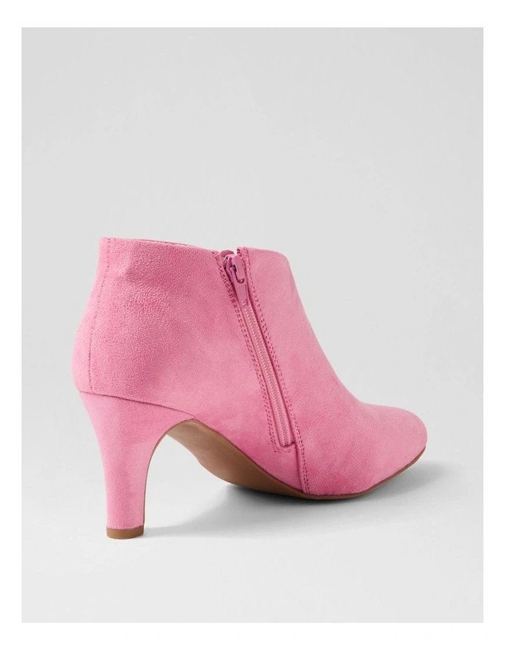 Ishee W Flamingo Microsuede Ankle Boots image 3