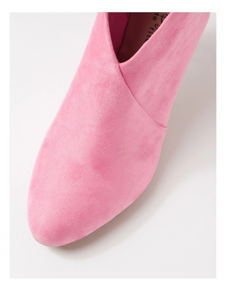 Ishee W Flamingo Microsuede Ankle Boots image 4