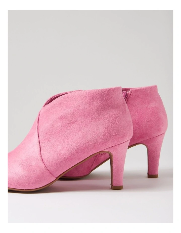 Ishee W Flamingo Microsuede Ankle Boots image 5
