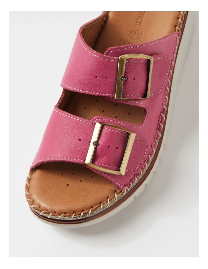 Isree Berry Leather Sandals image 4