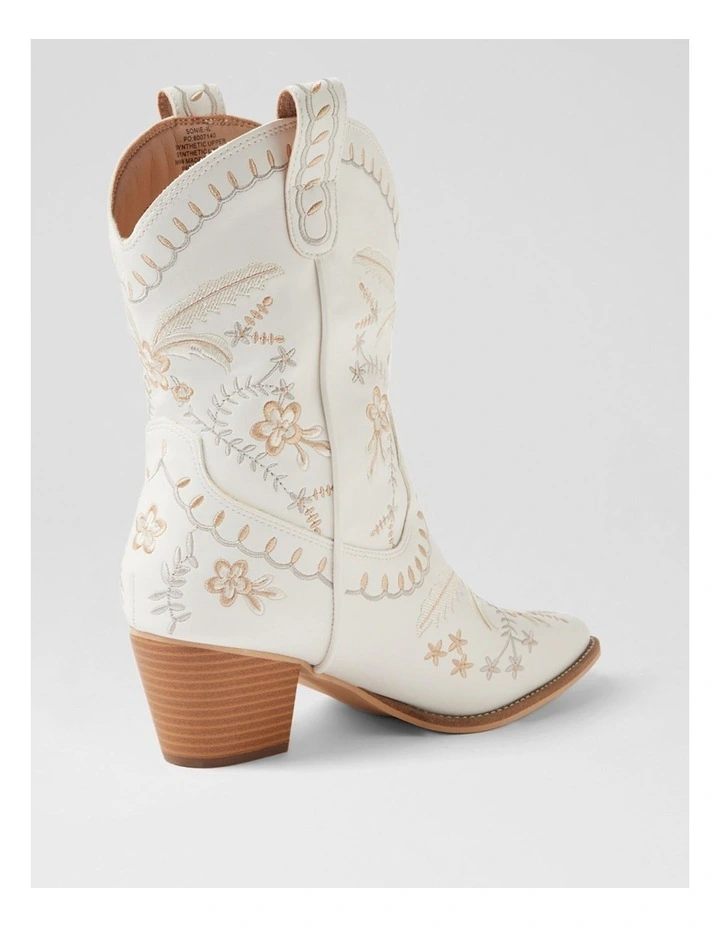 Sonie Chalk Calf Boots image 3