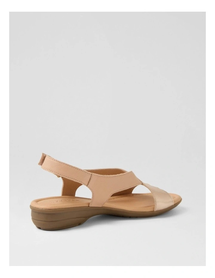 Bensin Dark Nude Rose Gold Leather Sandals image 3