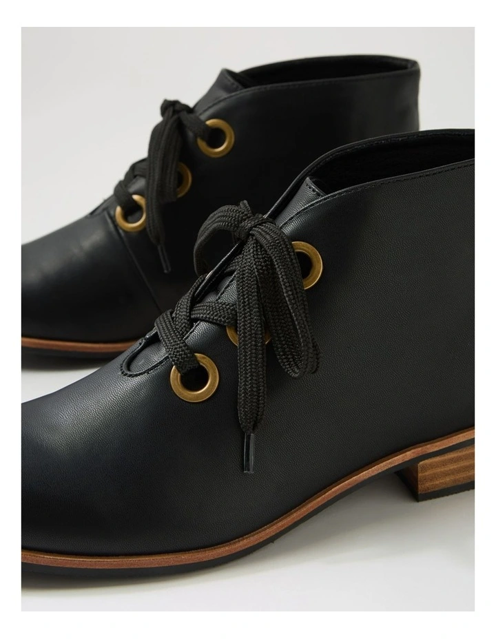 Hissel Black Ankle Boots image 5