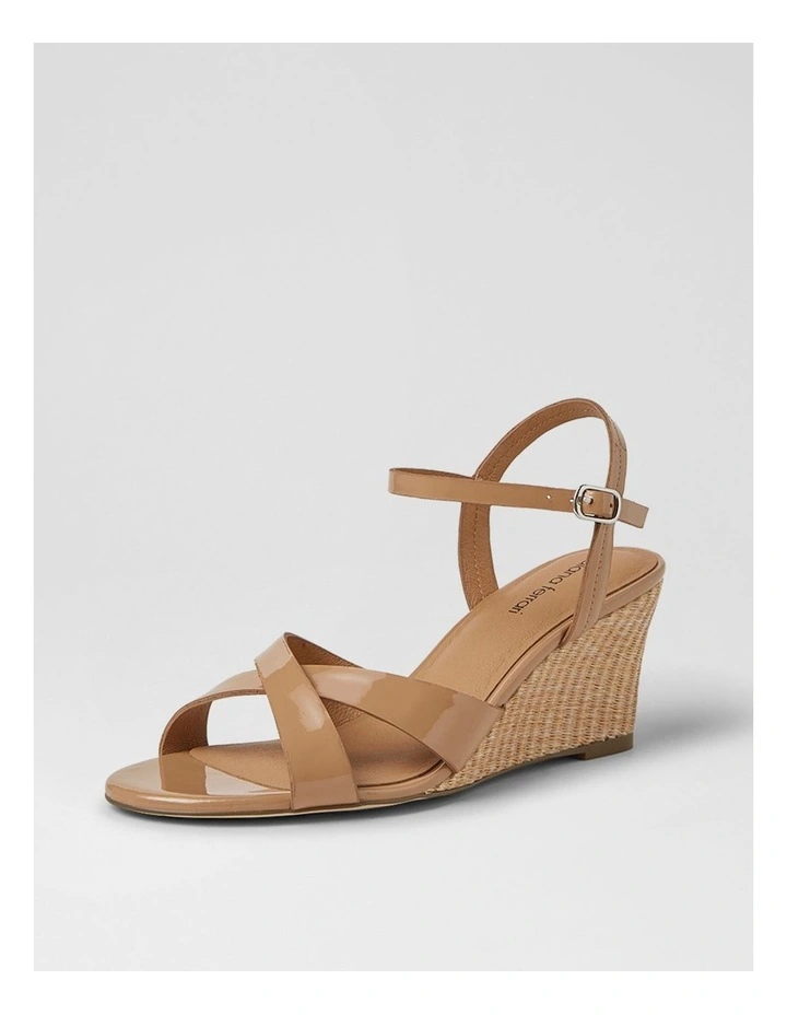 Isenta Nude Natural Patent Leather Sandals image 2