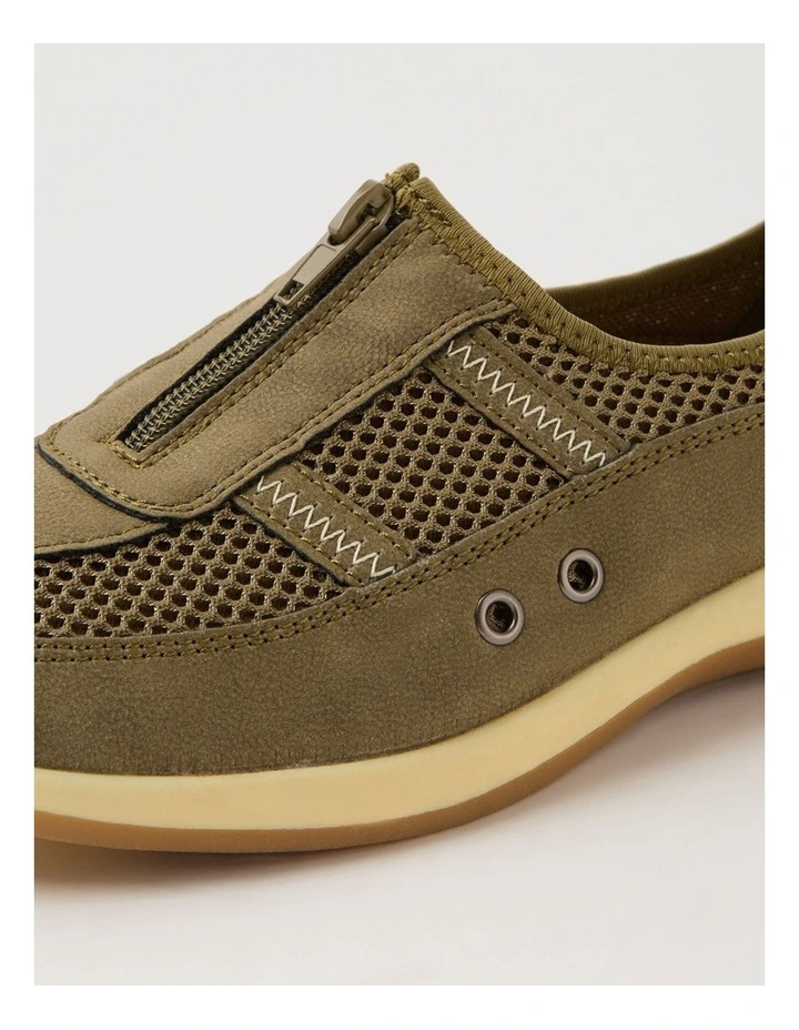 Cintoa Khaki Multi Flat Shoes image 5