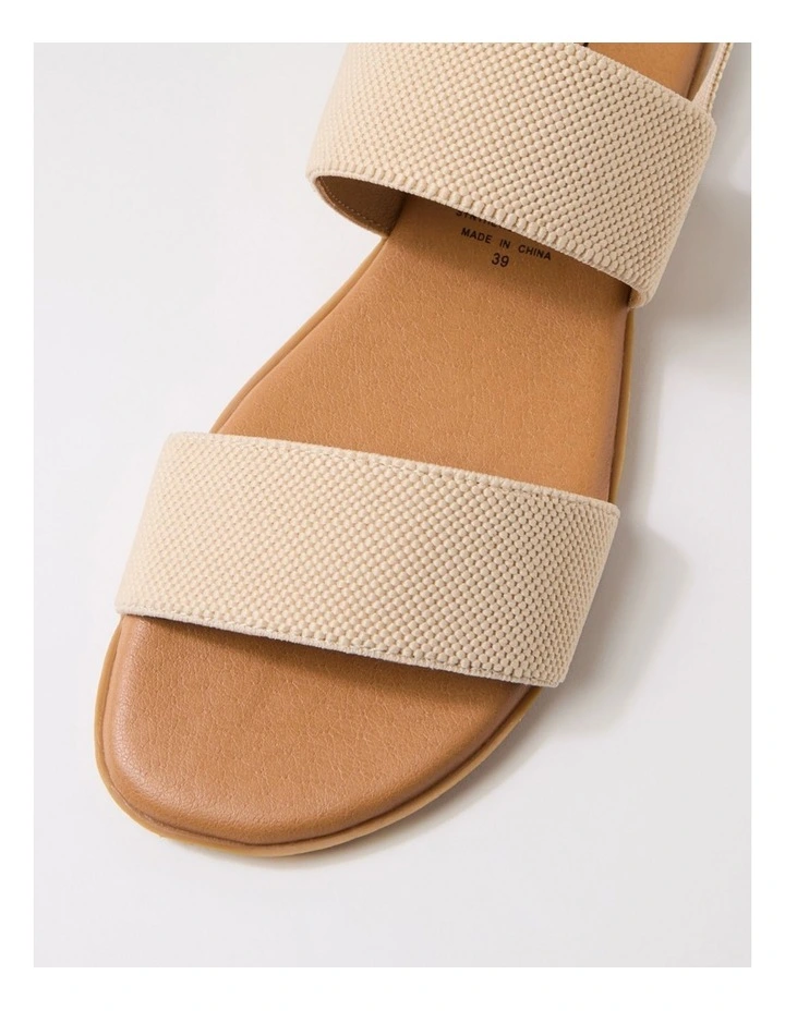 Divide Natural Fabric Sandals image 4